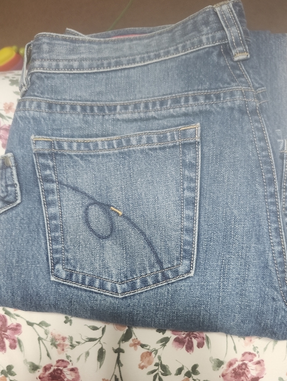 Women’s OLD NAVY, 100% Cotton Wide Leg Jeans, Denim, Size 10